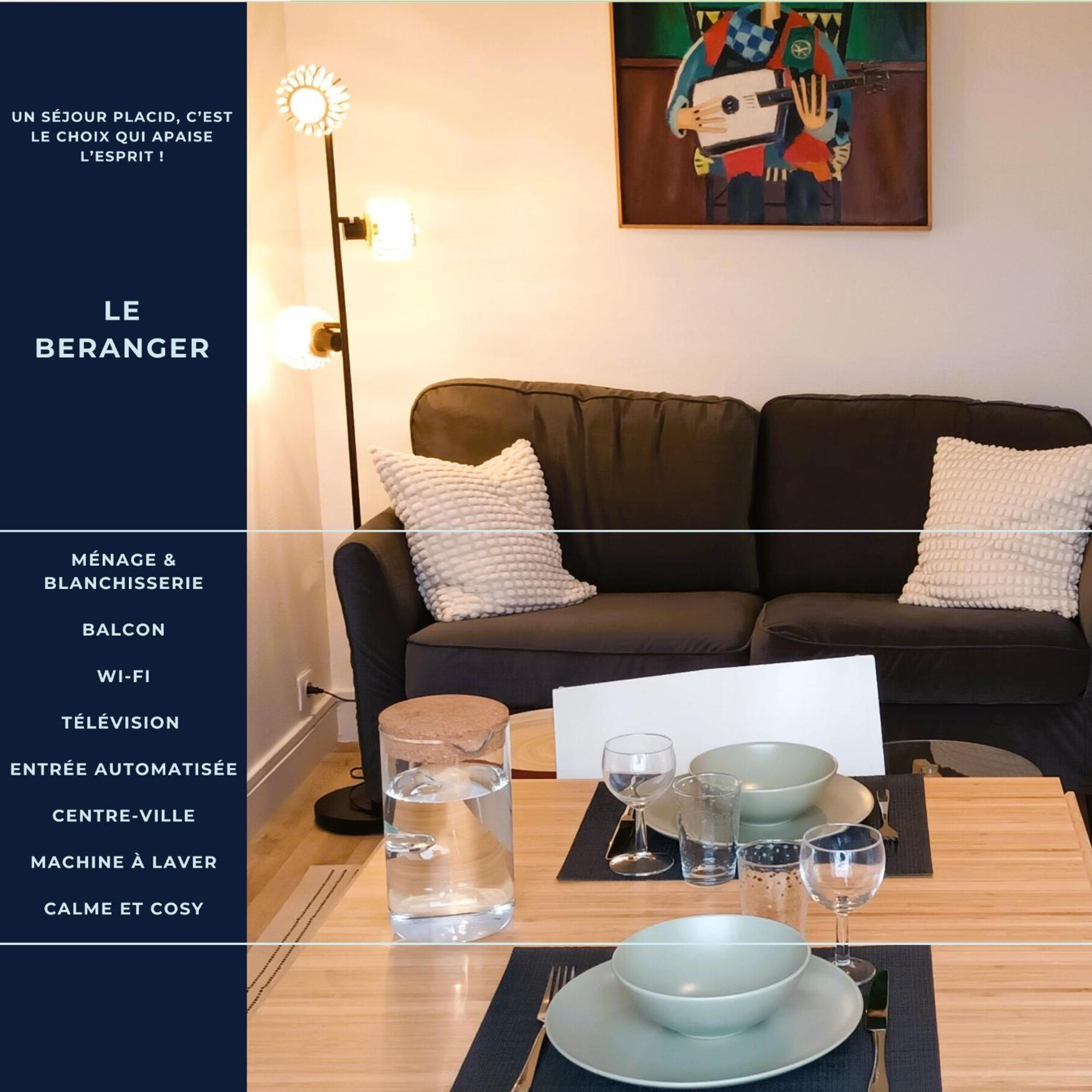 Le Beranger T2 Centre Wifi Balcon Appartement Tours Buitenkant foto